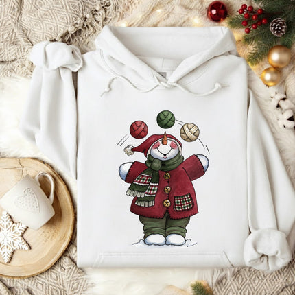 Juggling Yarn Ball Christmas Hoodie