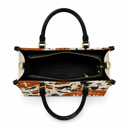Boo-lieve in Jesus Halloween Leather Handbag