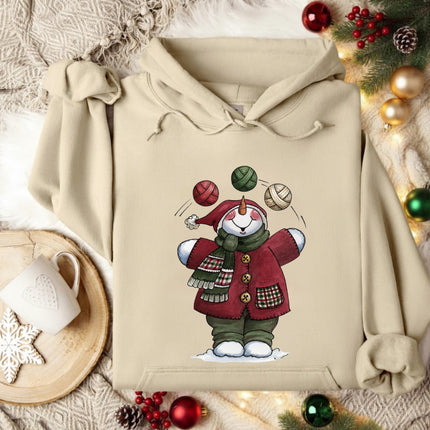 Juggling Yarn Ball Christmas Hoodie