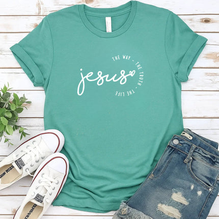 Comfort Color Jesus – The Way, The Truth, The Life T-Shirt