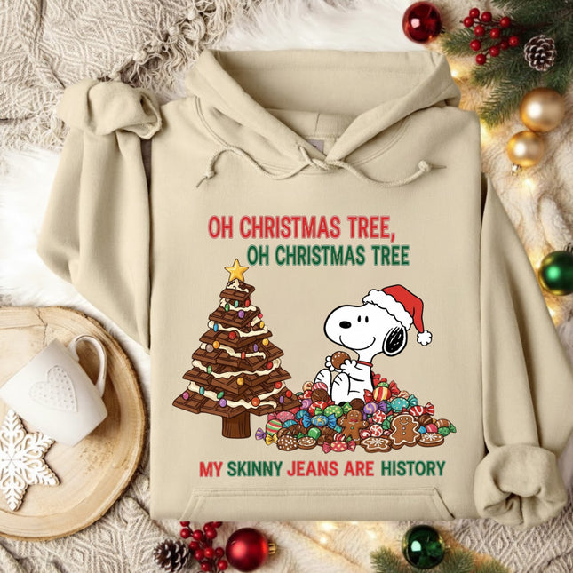 My Skinny Jeans Are History Snoopy Hoodie