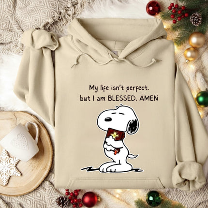 I Am Blessed Amen Snoopy Hoodie