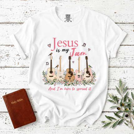 Comfort Colors Jesus Is My Jam Guitars T-Shirt