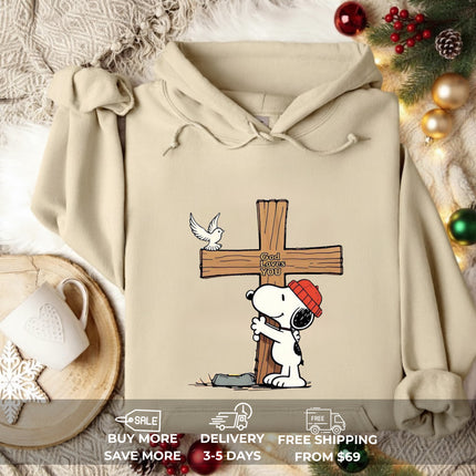 God Loves You Snoopy Hoodie