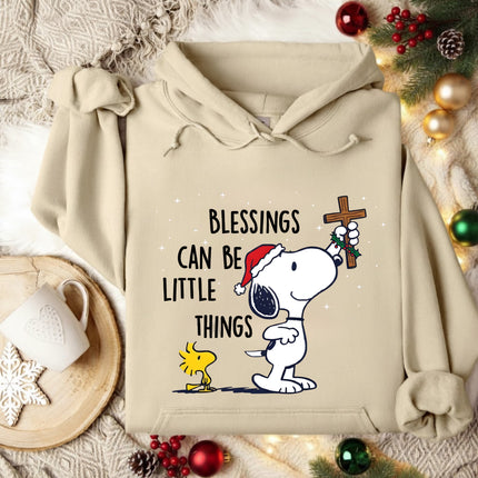 Blessings Can Be Little Things Snoopy Hoodie