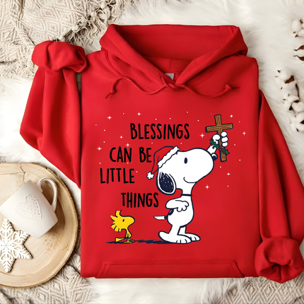 Blessings Can Be Little Things Snoopy Hoodie