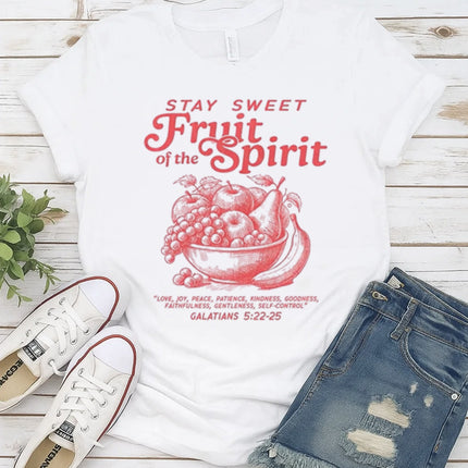 Comfort Color “Stay Sweet, Fruit of the Spirit” Christian T-shirt