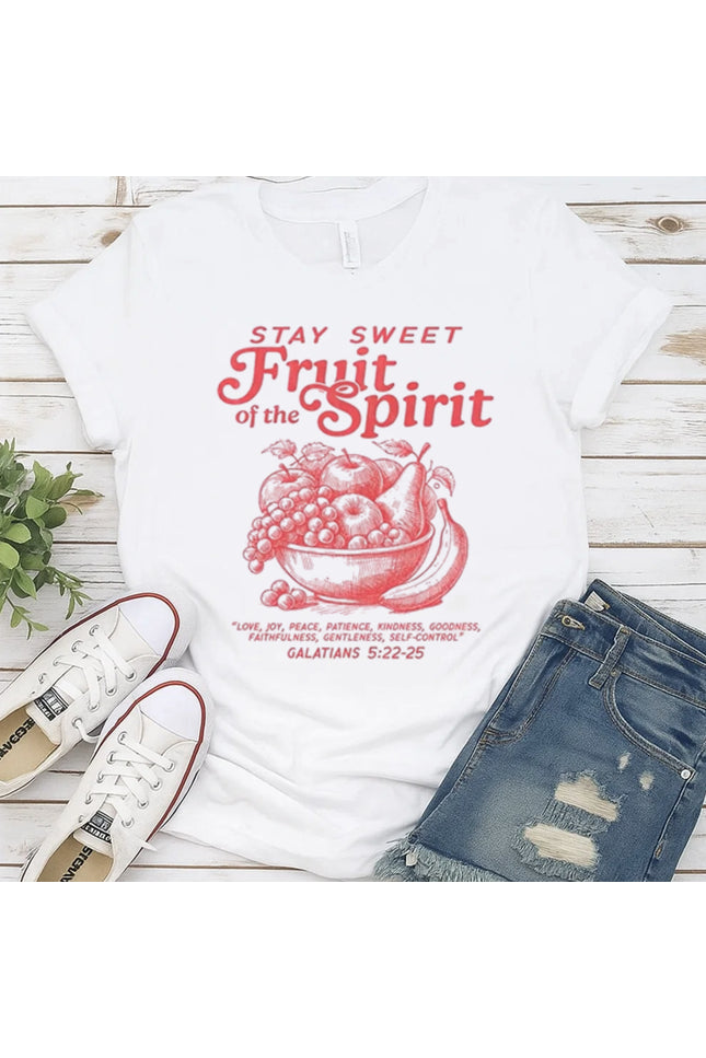 Comfort Color “Stay Sweet, Fruit of the Spirit” Christian T-shirt