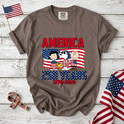 Comfort Colors America 250 Years Patriotic Friends T-Shirt
