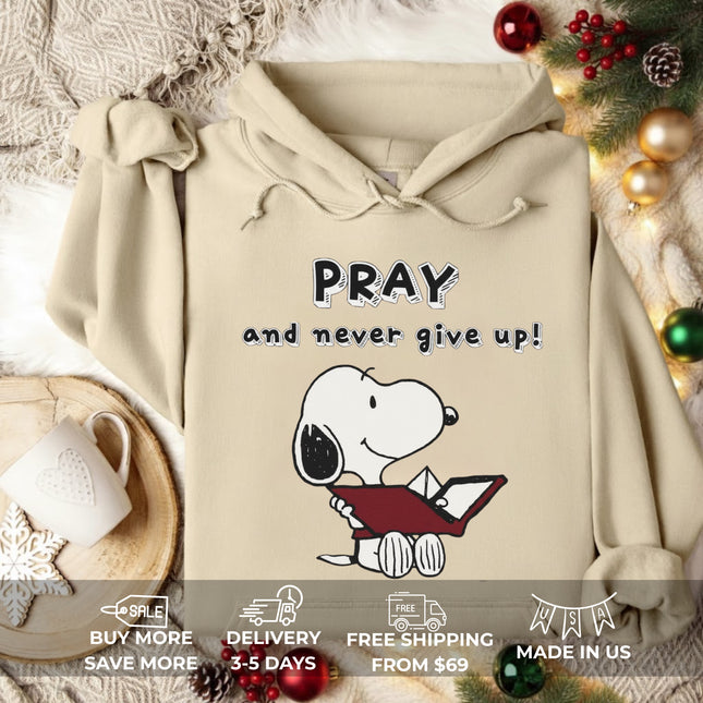 Pray and Never Give Up Hoodie