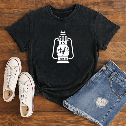 God Is Light Christian T-Shirt