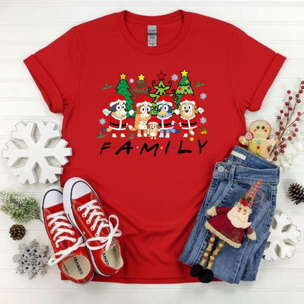 Family Christmas Gildan T-Shirt for Adults