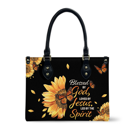 Led by the Spirit Leather Handbag