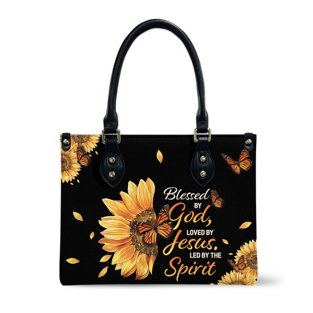 Led by the Spirit Leather Handbag