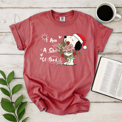 I Am A Child Of God Snoopy Comfort Color T-Shirt