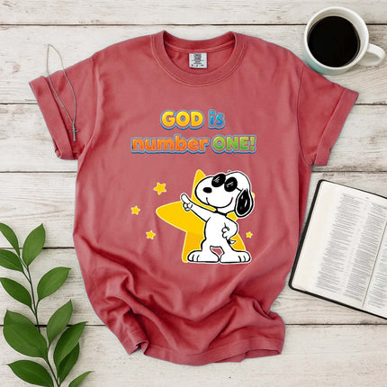 Comfort Colors God Is Number One T-Shirt