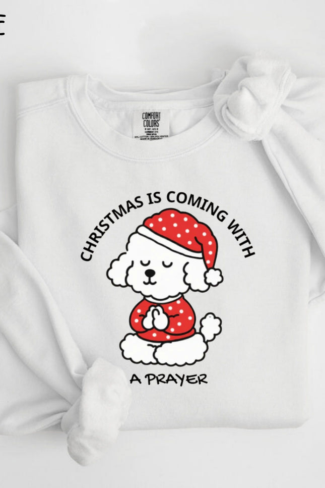 Comfort Colors Christmas is Coming Sweatshirt