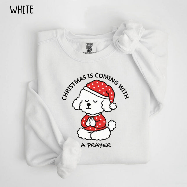 Comfort Colors Christmas is Coming Sweatshirt