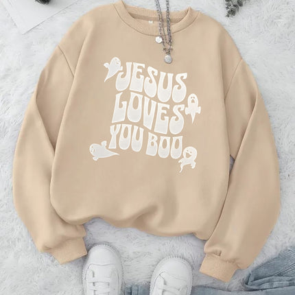 Jesus Loves You Boo Sweatshirt