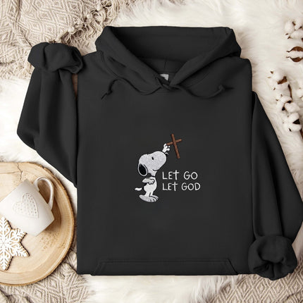 Let Go Let God Embroidered Hoodie