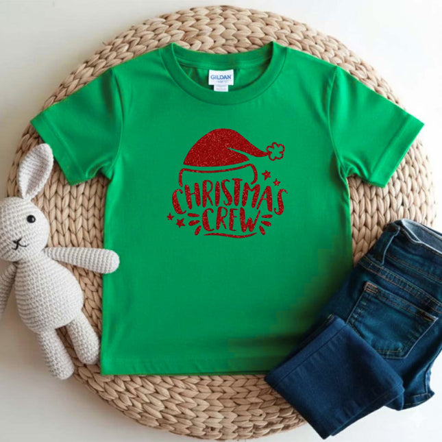 Christmas Crew Christmas T-Shirt for Kids