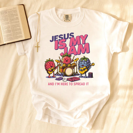 Comfort Colors Jesus Is My Jam Band Music T-Shirt