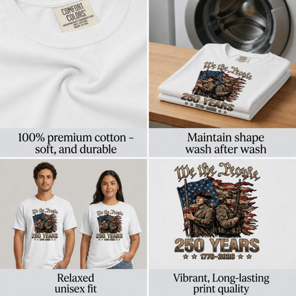 Comfort Colors We The People 250 Years 1776-2026 T-Shirt