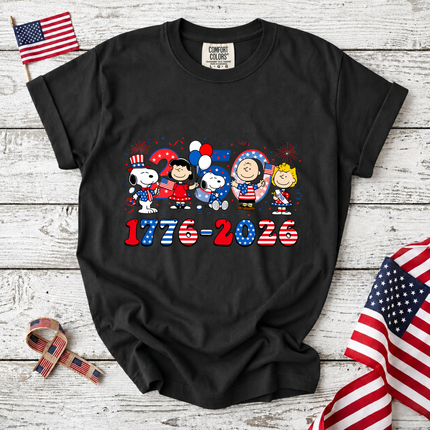 Comfort Colors America 250 Years 1776-2026 Patriotic Friends Party T-Shirt