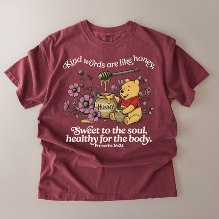 Comfort Colors Kind Words Are Like Honey T-Shirt