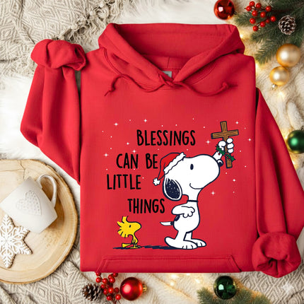 Blessings Can Be Little Things Snoopy Hoodie