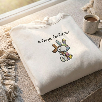 A Prayer for Easter Embroidered Hoodie