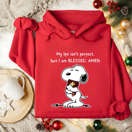 I Am Blessed Amen Snoopy Hoodie
