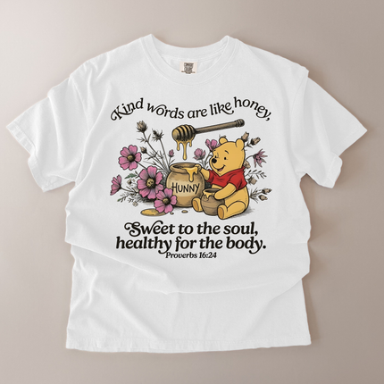 Comfort Colors Kind Words Are Like Honey T-Shirt