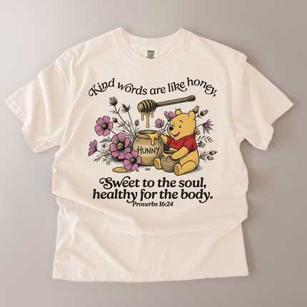 Comfort Colors Kind Words Are Like Honey T-Shirt
