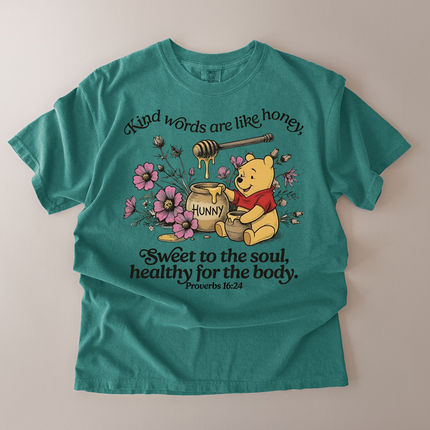 Comfort Colors Kind Words Are Like Honey T-Shirt
