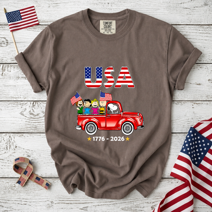 Comfort Colors America 250 Years 1776-2026 Patriotic Friends Party T-Shirt
