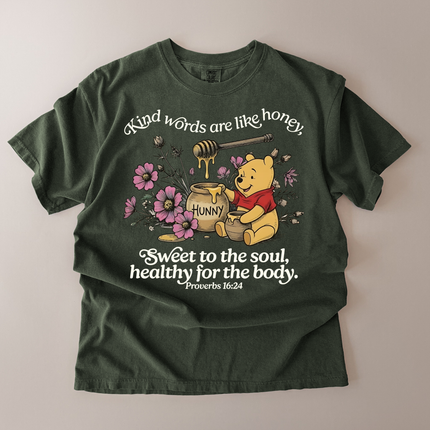 Comfort Colors Kind Words Are Like Honey T-Shirt