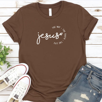 Comfort Color Jesus – The Way, The Truth, The Life T-Shirt