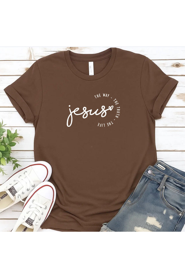 Comfort Color Jesus – The Way, The Truth, The Life T-Shirt