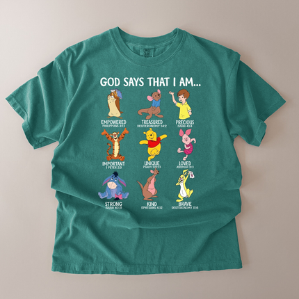 Comfort Colors God Says That I Am T-Shirt