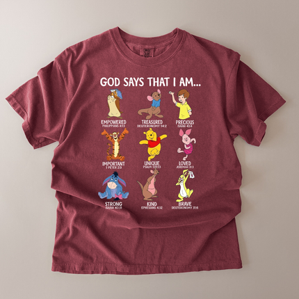Comfort Colors God Says That I Am T-Shirt