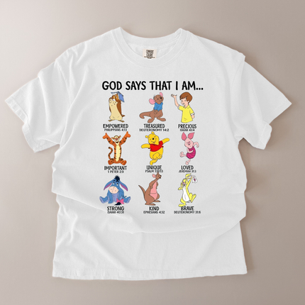 Comfort Colors God Says That I Am T-Shirt