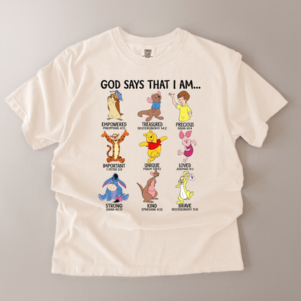 Comfort Colors God Says That I Am T-Shirt