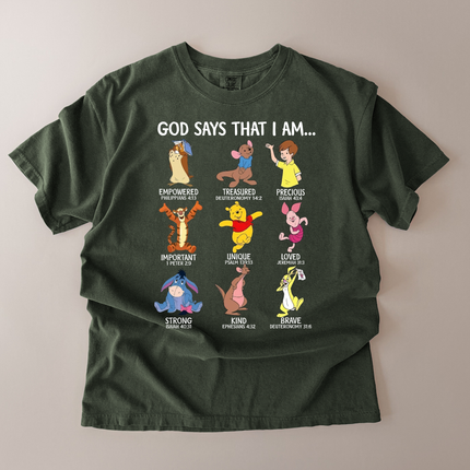 Comfort Colors God Says That I Am T-Shirt