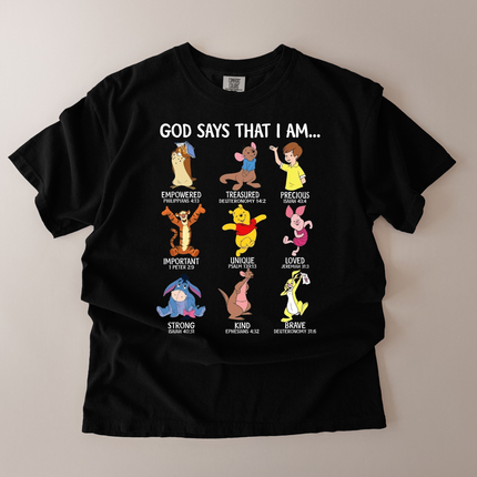 Comfort Colors God Says That I Am T-Shirt