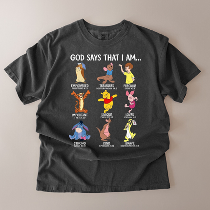 Comfort Colors God Says That I Am T-Shirt