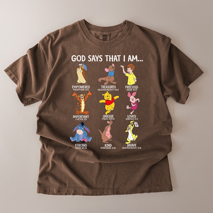 Comfort Colors God Says That I Am T-Shirt