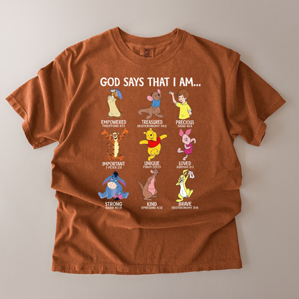 Comfort Colors God Says That I Am T-Shirt