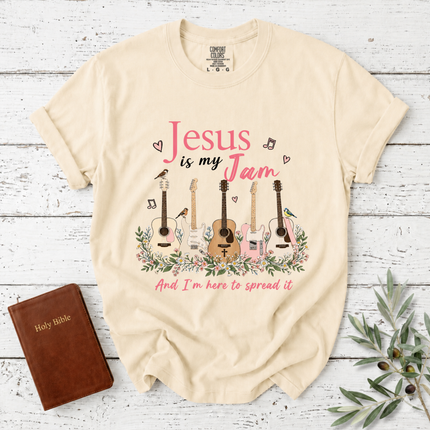 Comfort Colors Jesus Is My Jam Guitars T-Shirt