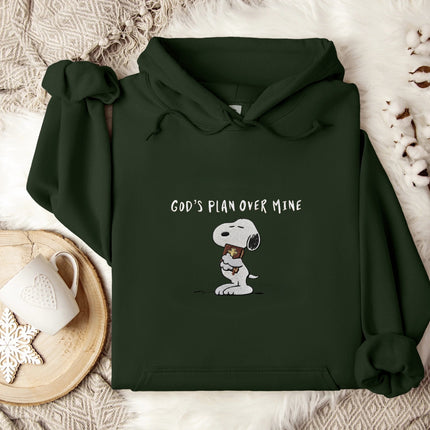 God's Plan Over Mine Embroidered Hoodie